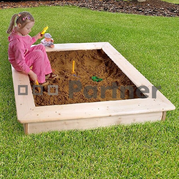 Záhradné pieskovisko s poklopom
