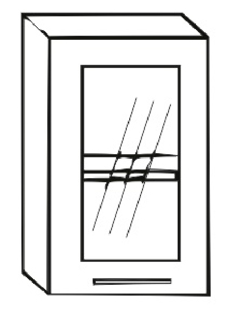 Horná kuchynská skrinka Irys GW-40
