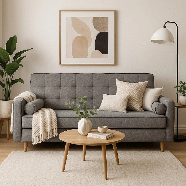 Pohovka Malla (sivá) 