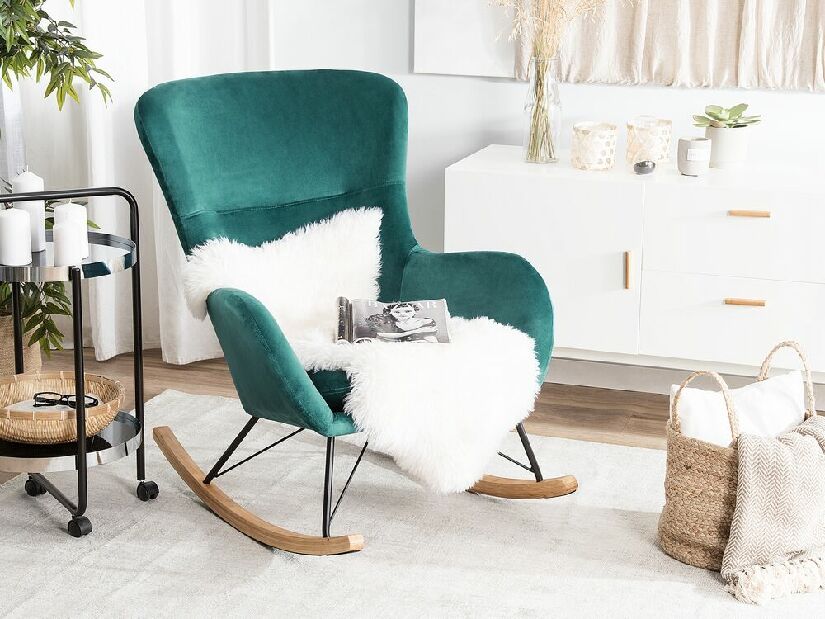 Hojdacie kreslo Esan (smaragdová) *výpredaj