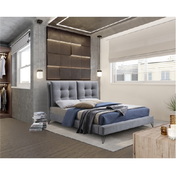 Manželská posteľ 180 cm Korali (s roštom)