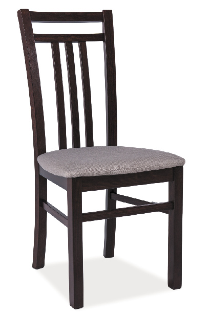 Jedálenská stolička GL 16 (orech + sivá)