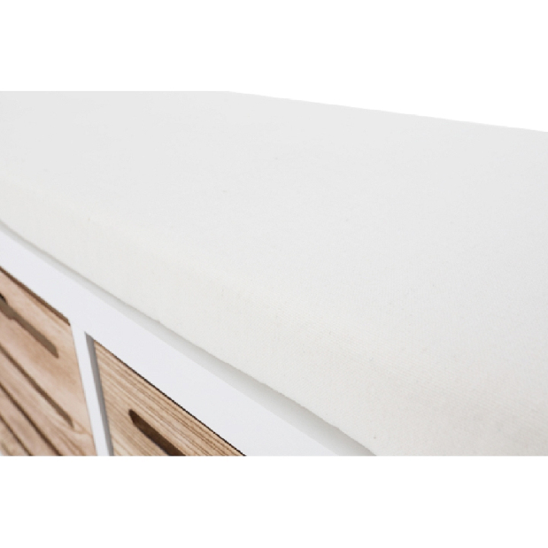 Lavica Tordo (biela + medová)