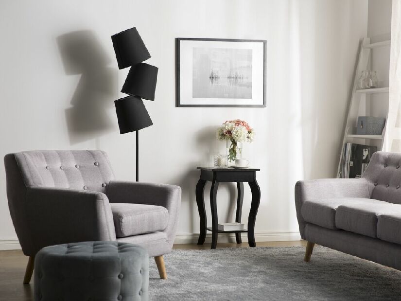 Stolík Asen (čierna)