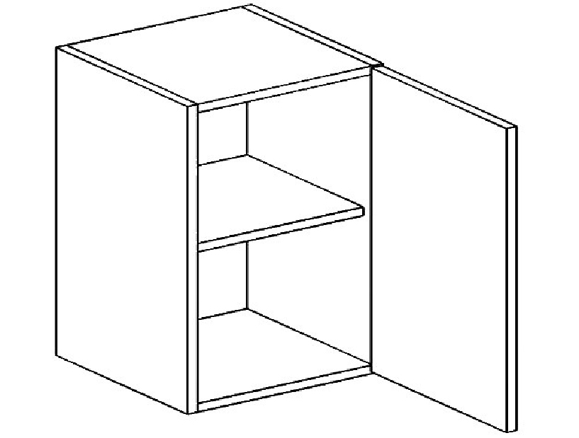 Horná kuchynská skrinka Mirage W60