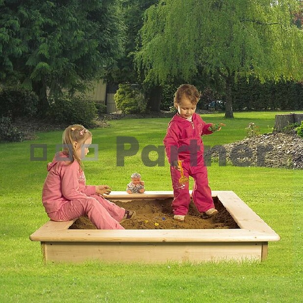 Záhradné pieskovisko s poklopom