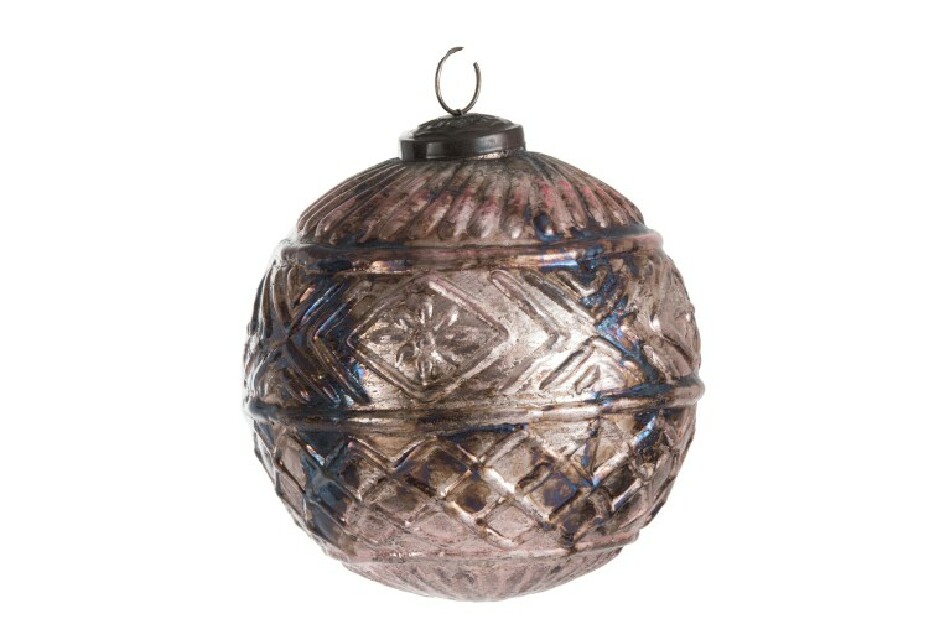 Dekoratívny predmet Jolipa Vianočná dekorácia Gipsy Dreams (12x12x12cm) (Lososová)