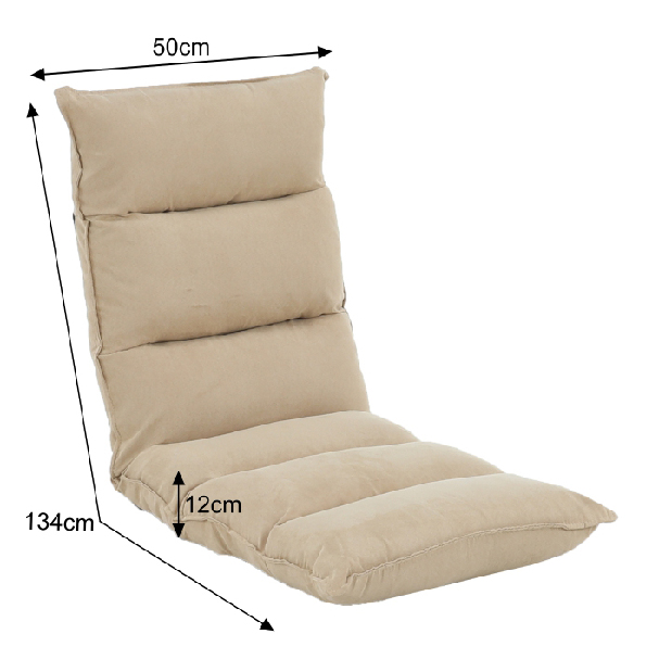 Relaxačné kreslo Liotta (béžová)