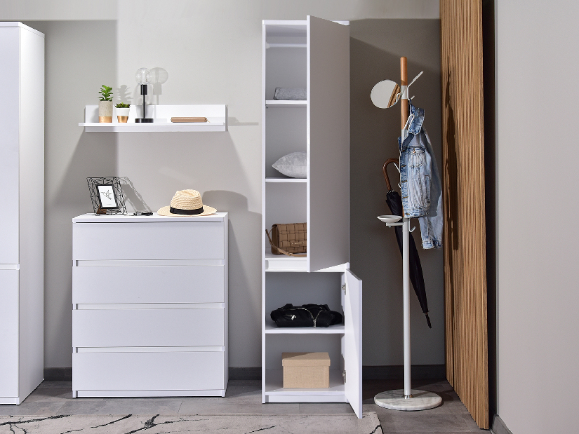 Policová skriňa Lehendakari LI02 (biela)