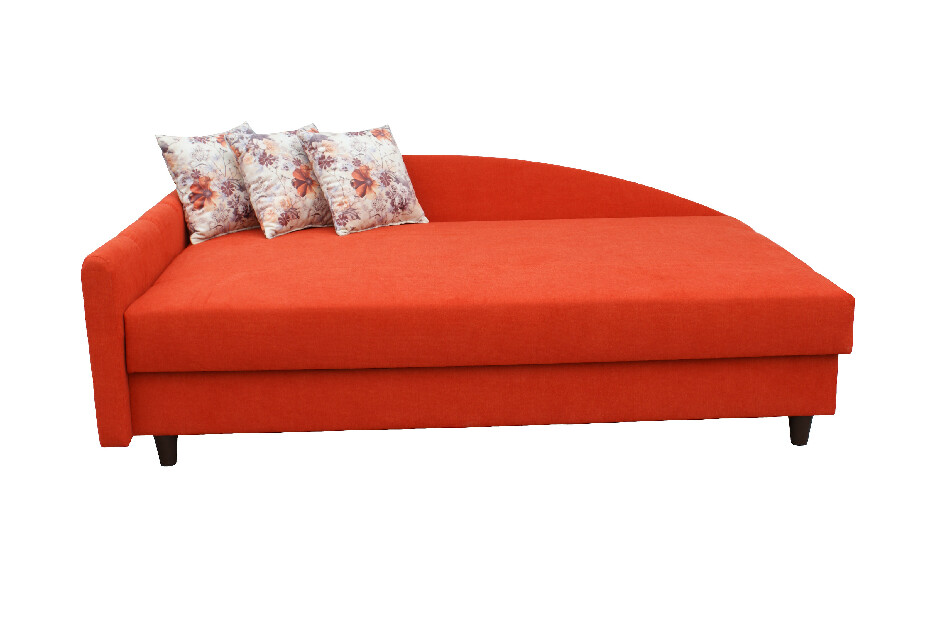Pohovka trojsedačka Camelia oranžová, ľavá