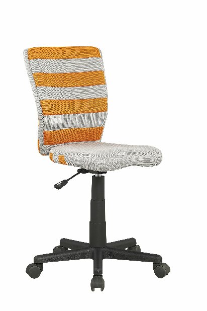 Detská stolička Fuego (sivá + oranžová)