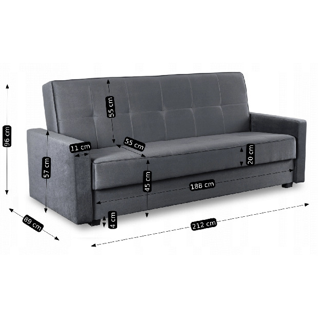 Pohovka Alibi (béžová) 