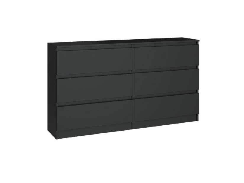 Komoda Musecalo 6 140 (čierna)
