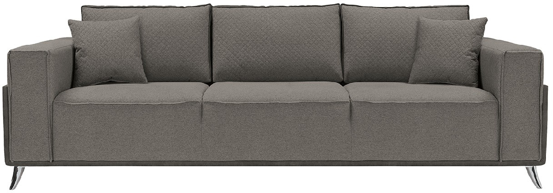 Pohovka trojsedačka BRW Cros 3S (hnedá)